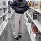 American Retro Casual West Coast Sweatpants High Street Kpop Hip Hop Rap Casual Pants Loose Straight Pants Y2K