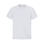 230G Solid Color Cuffs, Small Neckline, Right Shoulder Short-Sleeved T-Shirt For Men, Summer Heavyweight Solona Quick-Drying Cool T-Shirt