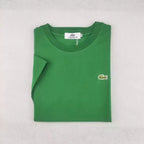 2026 Cross-Border Foreign Trade Summer Men'S Short-Sleeved Pure Cotton Embroidered Fish Logo T-Shirt Round Neck Loose Style Casual And Versatile